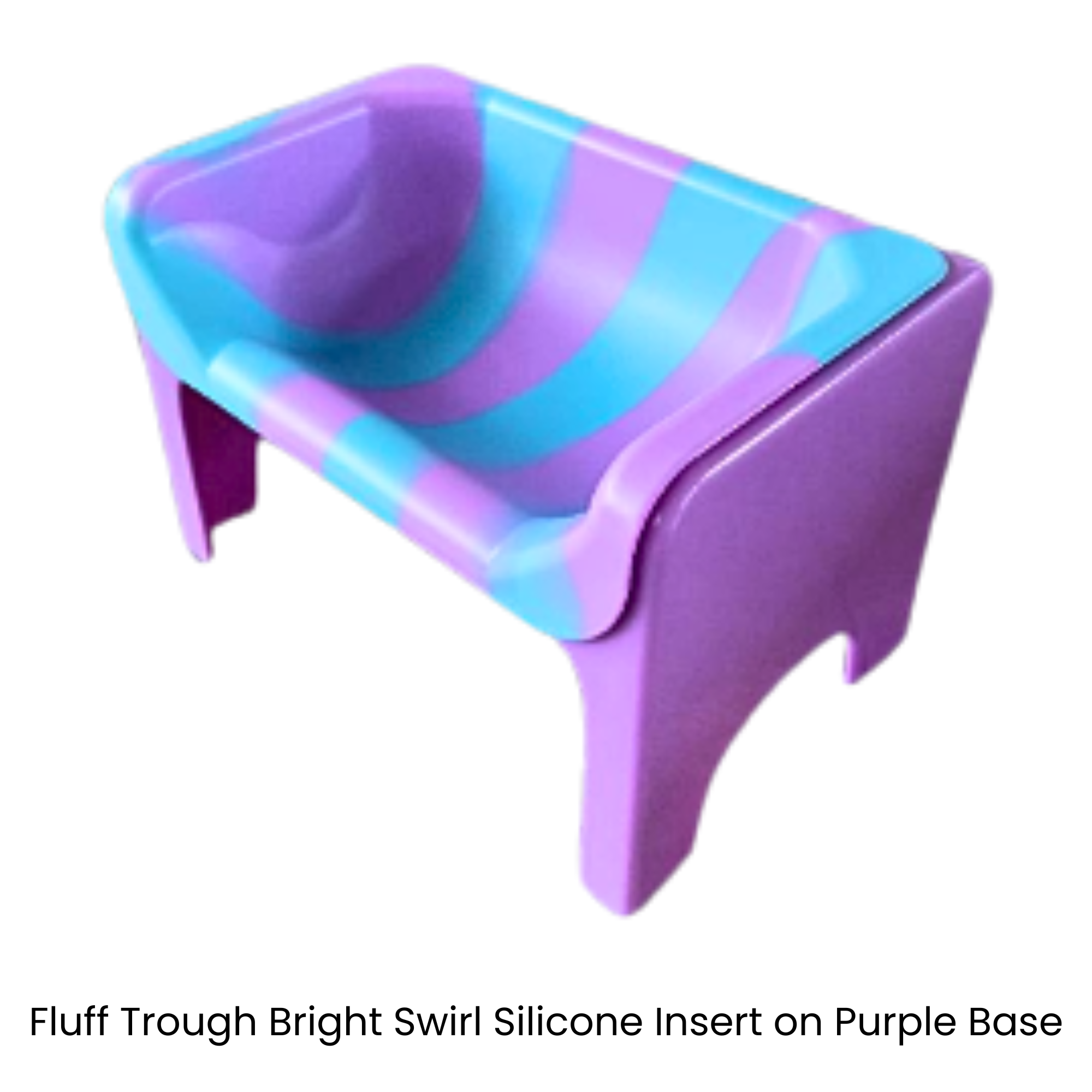 Fluff Trough Swirl Silicone Insert – The Pugly Company Inc.