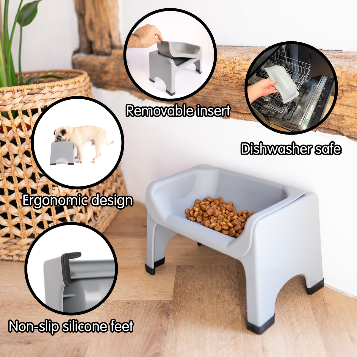 Fluff Trough Stainless Steel Set – The Pugly Company Inc.